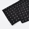 Women Elastic Waist Polka Dot Wide Leg Pants Casual Satin Trousers