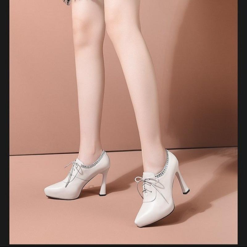 Fashion 2025Women's Single Shoes High Quality Thick Sole Pointed  Strap Waterproof Platform Fashion All Comfortable Non-slip Breathable