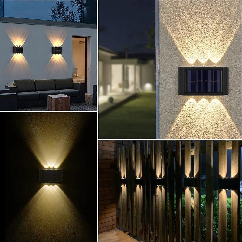 Kaufe Outdoor LED Solarleuchten Wasserdichte Garten Dekoration