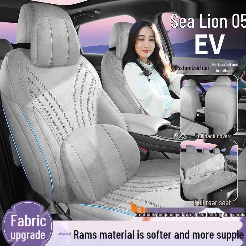 All-Season Full-Coverage Car Seat Covers for 2025 BYD Hiace 05EV