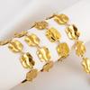 1 Meter Gold Plated Stainless Steel Chains DIY Necklaces Bracelets Simple Square Link Chains Jewelry Chain Jewelry Making