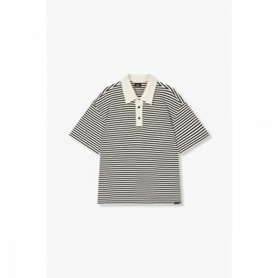 STripe Collar T shirT  91m6222333 