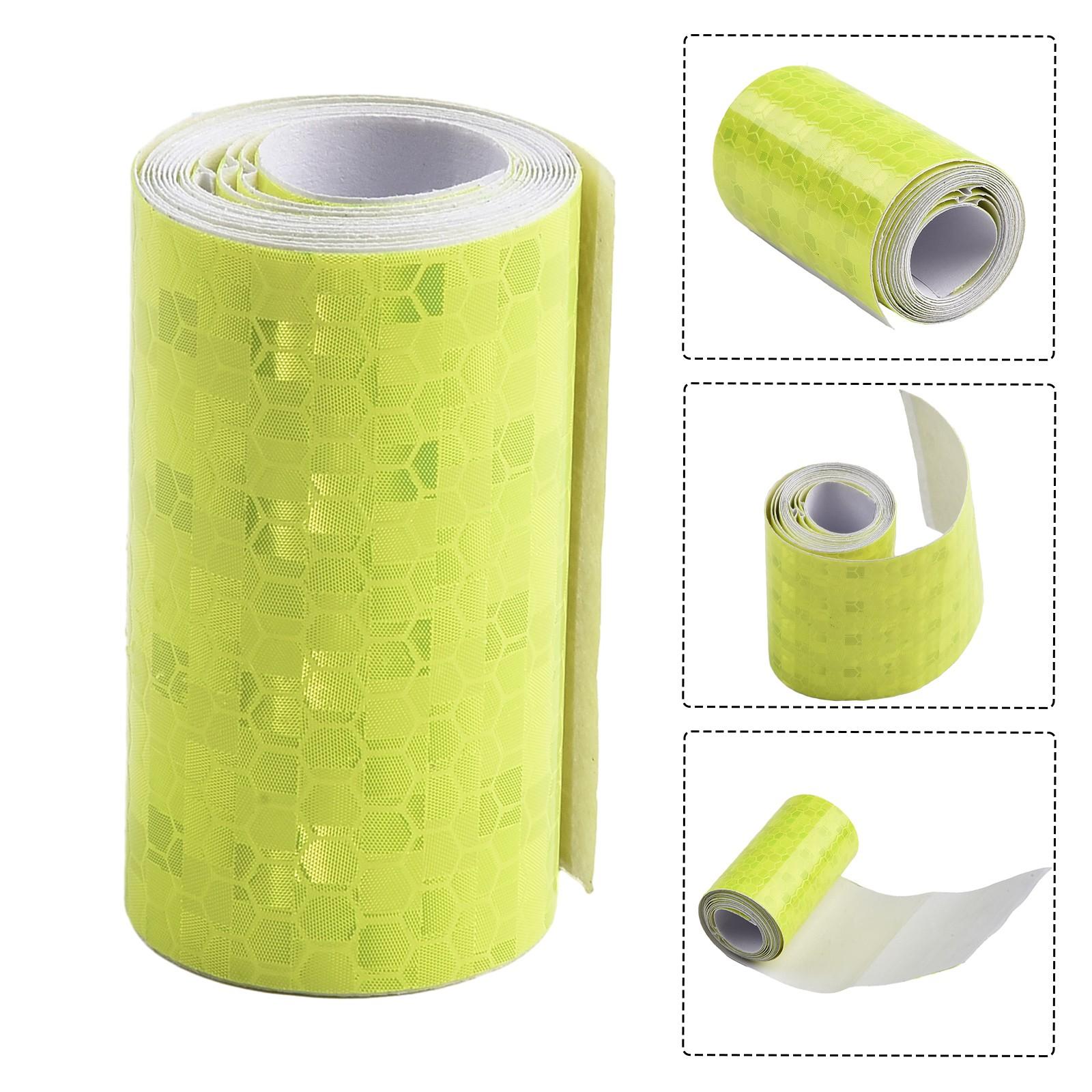 

Избегайте опасности в темноте с автомобильными светоотражающими наклейками 5 см*1 м! жёлтый