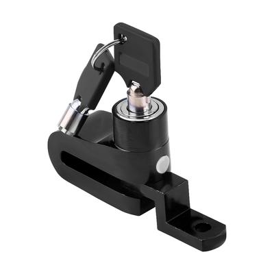 Black Motorcycle Scooter Disc Brake Wheel Lock Security Anti Theft Device W  Mount Bracket