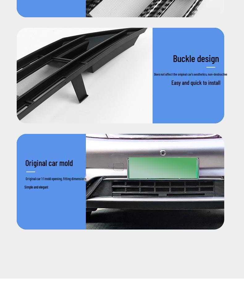 BYD Dolphin Front Grille Insect Protection Net with Buckle