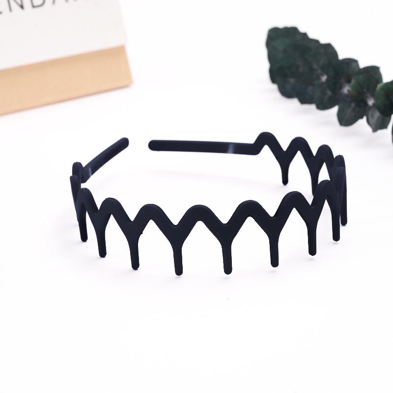 Matte Wave Unisex Headband for Long Hair & Makeup