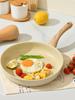 Antihaft-Pfanne mit Deckel Kochpfanne PFOA/PFAS/PTFE-frei Hitzebeständiger Griff für Eier & Omeletts