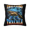Italian Brainrot Cappuccino Assassino Throw Pillow Case Home Decorative Cushions Cover For Sofa Car Square Polyester Pillowcase