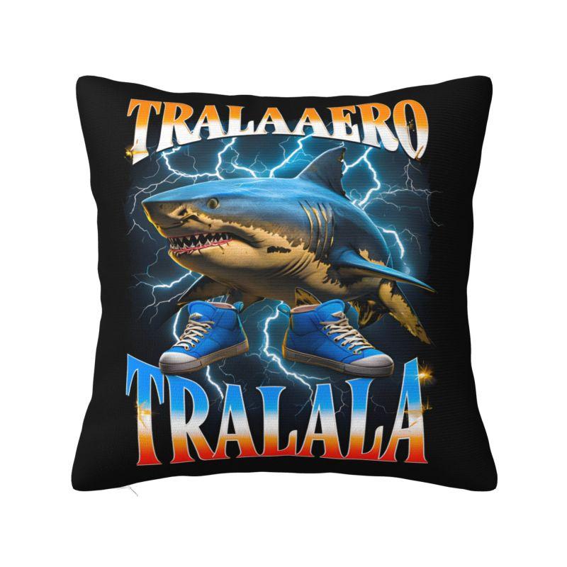Italian Brainrot Cappuccino Assassino Throw Pillow Case Home Decorative Cushions Cover For Sofa Car Square Polyester Pillowcase