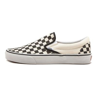 Classic Slip-On Classic Checkerboard Low-Top Skate Shoes Unisex Sneakers Black White VN-0EYEBWW