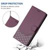 Sharp Aquos R11 Honeycomb Leather Flip Case with Card Holder
