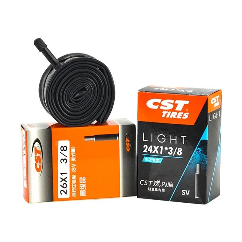 CST 24/26 Bike Inner Tube 24x1 3/8 26x1 3/8 24x1.5/1.75/1.90/2.125 32mm Schrader Valve Durable Universal Bike Replacement Parts
