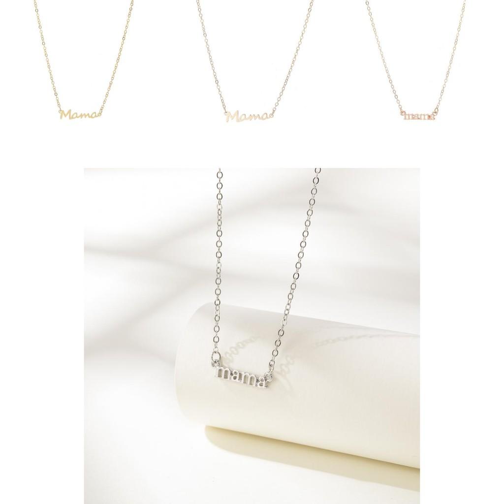Eyecatching Mama Necklace In Alluring Gold And Silver Crafted For Everyday Wear