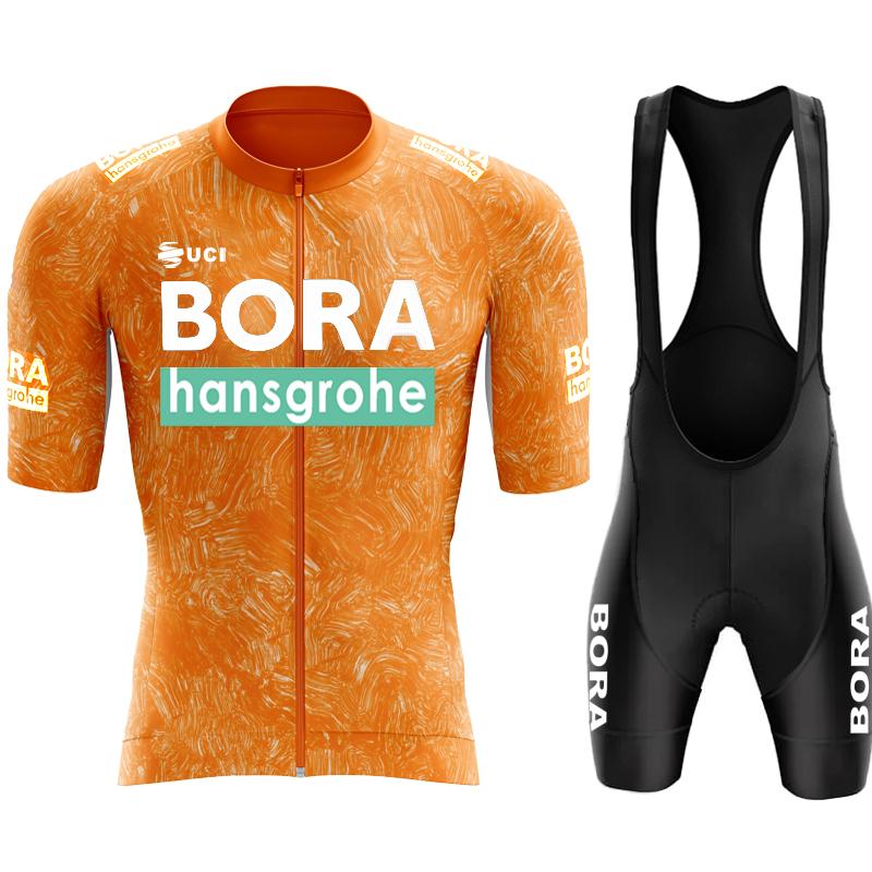 Letnia odzież rowerowa 2026 MTB Koszulka UCI BORA Odzież męska Męska odzież rowerowa Wiosenne męskie zestawy rowerowe Zestaw sportowy Spodnie żelowe Jednolity szosowy
