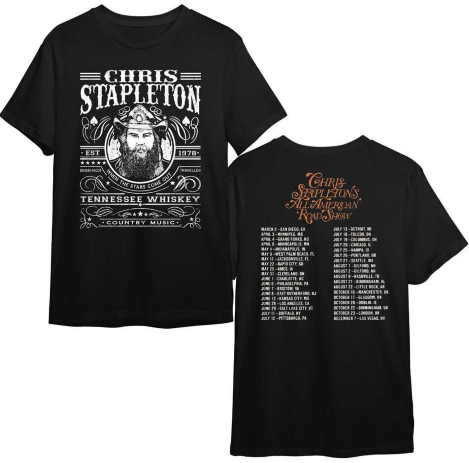 Chris Stapleton All American Road Show Tour 2026 T-shirt Chris Stapleton Gifts XXXL