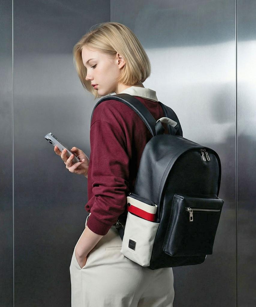 Lodinatt Pouch Backpack White