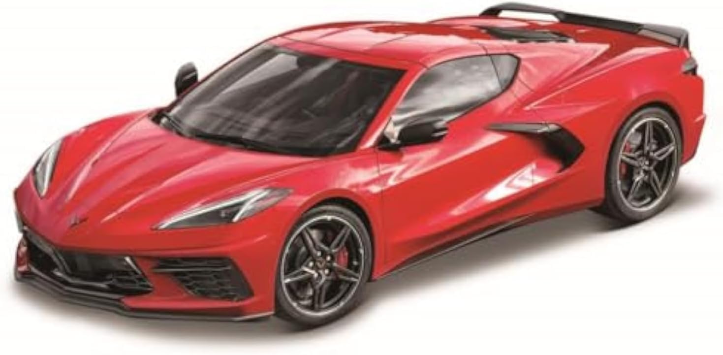

Maisto 2020 Chevrolet Corvette C8 Stingray Red 1/18 Scale Model Special Edition 2020 Chevrolet Corvette C8 Stingray Die Cast Torch Red Diecast Car