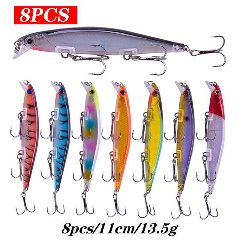 Angelköder Set Minnow Sinking Harter Köder Swing Crankbait Crazy Wobbler Tackle Künstliche Bionic Crank Köder Kit