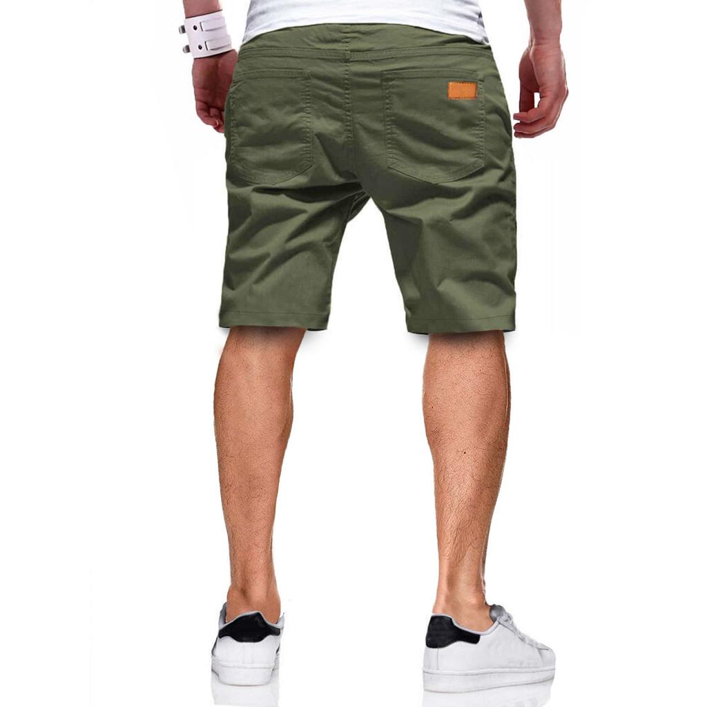 Zomer Mannen Katoen Kleur Sportshorts Casual Comfortabel Rechterpijp Shorts