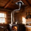 90 Degree Chimney Elbow Stainless Steel Chimney Exhaust Elbow Durable Stove Pipe Elbow  Wood Stove