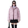 Jinyujie Women's Y23801323 Short Printed 90% Duck Down Puffer Jacket
