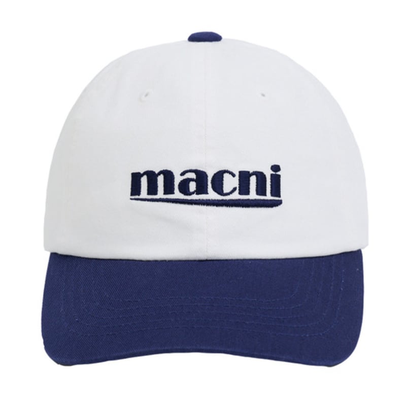 Macni SIGNATURE LOGO MIX BALL CAP_NAVY