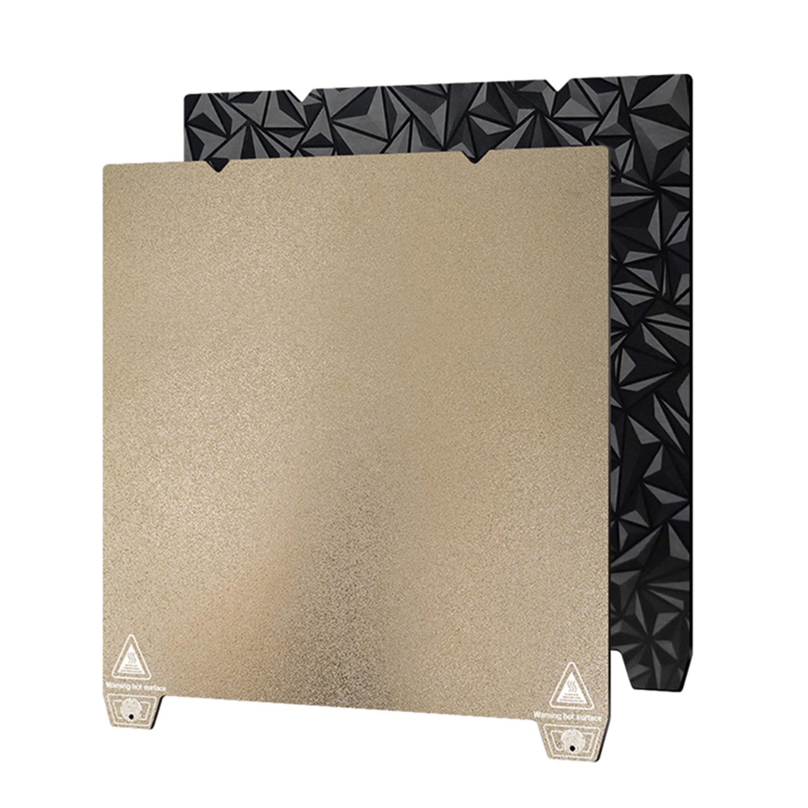 PEI PET Пластина для печати 3D-принтера Текстурированная поверхность PEI + Гладкая поверхность PET Магнитная Пружинная сталь Гибкая платформа Type 1