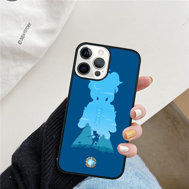 Ganyu Genshin Impact Phone Case For iPhone 17 Air 15 16e Cover 11 13 14 Pro Max 12 Plus Max Fundas