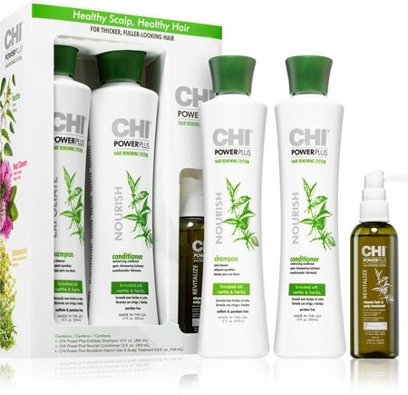 

Chi Power Plus Постоянный набор для красивых здоровых волос TU прозрачный