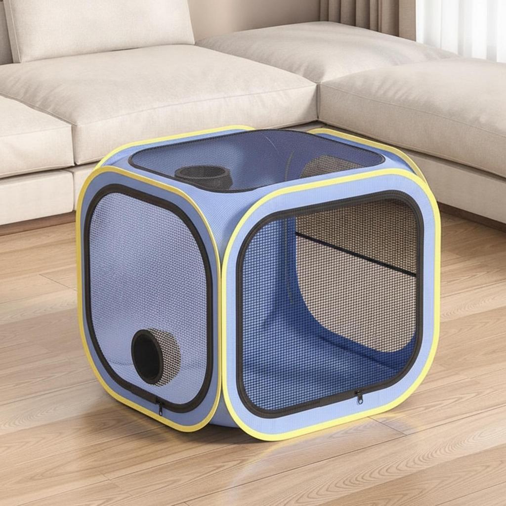 Enclosed Pet Drying_room Room Quiet Box with Automatic Dryer Hands for Cat Owners,