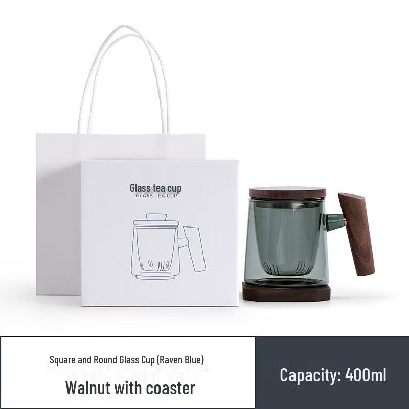 Nanshan Xiansheng Household Glass Tea Cup with Lid and Filter