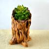 Imitation Holzpfähle Baumwurzeln Pflanzen Pflanzen Topfpflanzen Retro Zement Holz Pflanzen Sukkulenten Kreative Blumentöpfe