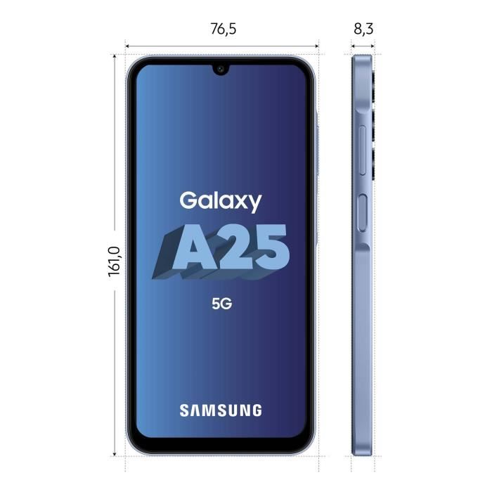 Samsung Galaxy A25 Smartphone 128 Go 5G Bleu - Very good condition