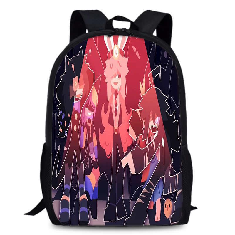 Durable Oxford Fabric School Backpack Unisex Miss Circle Cross-border Trendy Design