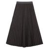 Fei Yuan Women's Elegant High-Waist Accordion Pleated Skirt - Autumn/Winter Style