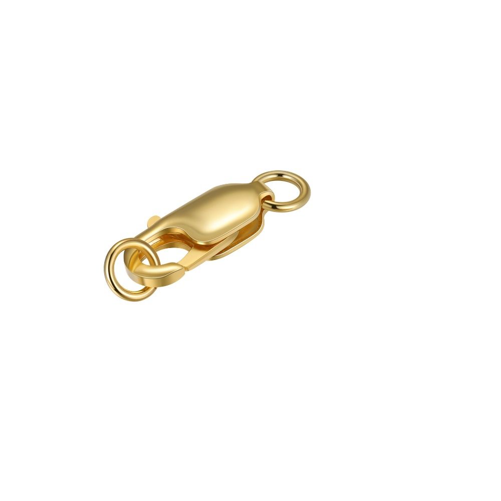 New Jump Ring Lobster Clasp Hook Bracelet Gold Spring Buckle Accessory Handmade Pendant Clasp Jewelry Making Finding Supply
