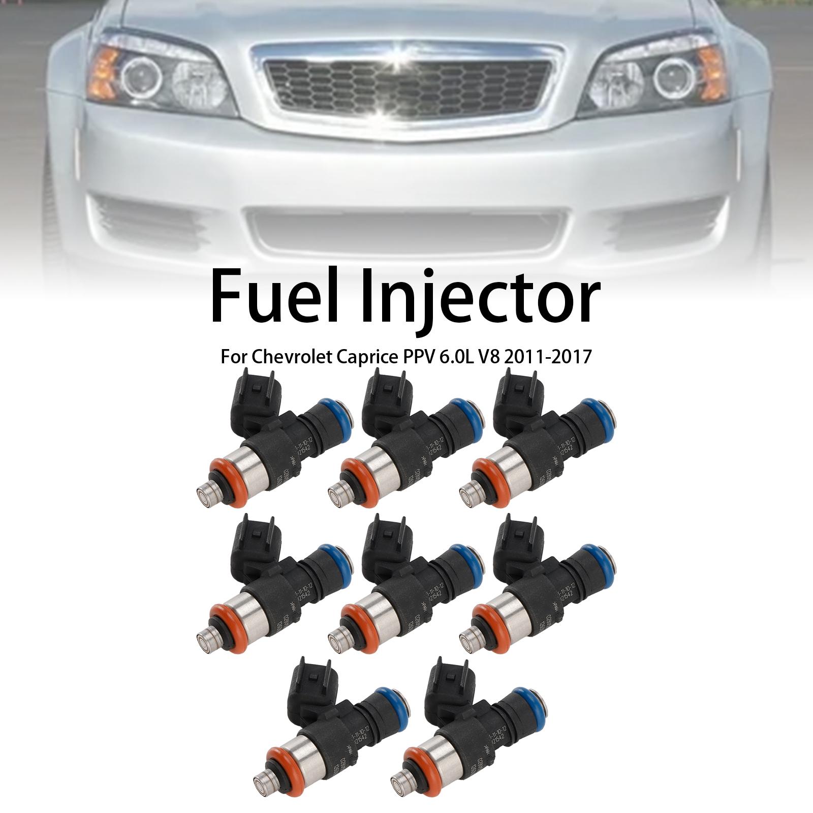 

8PCS Fuel Injector 12639221 Fit for Chevrolet Caprice PPV 6.0L V8 2011-2017