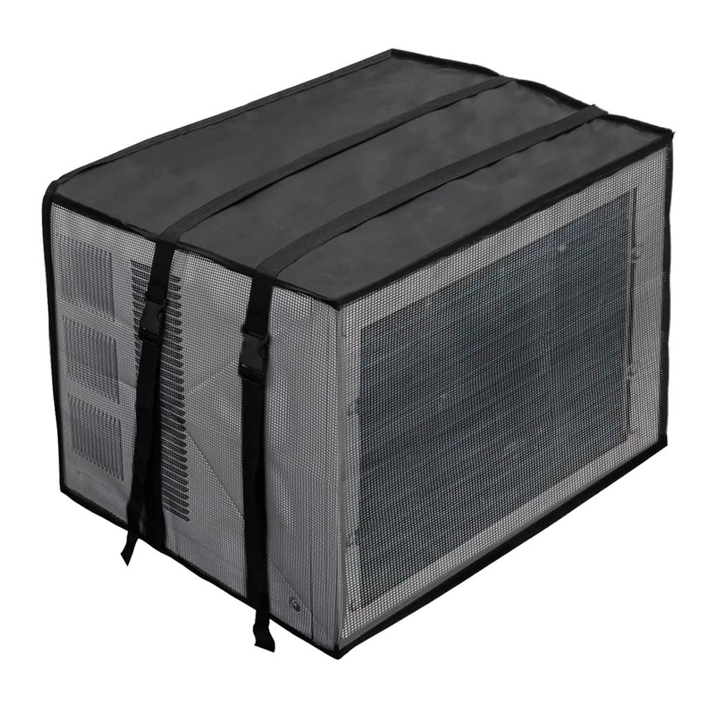 Weatherproof Ventilated Outdoor Air-Conditioning Cover With Adjustable Fasteners Aircon Protector Polyester Defender