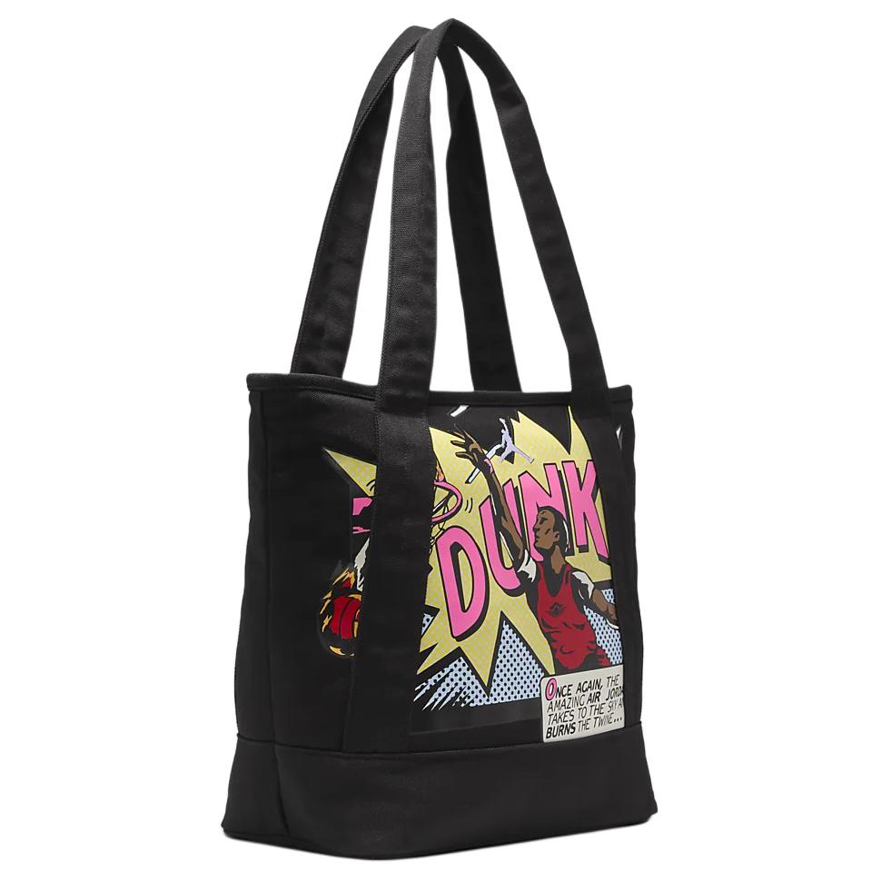 New Jordan Cotton Tote Bag, Shopping Bag, Shoulder Bag, Handbag Unisex Black HQ7243-010