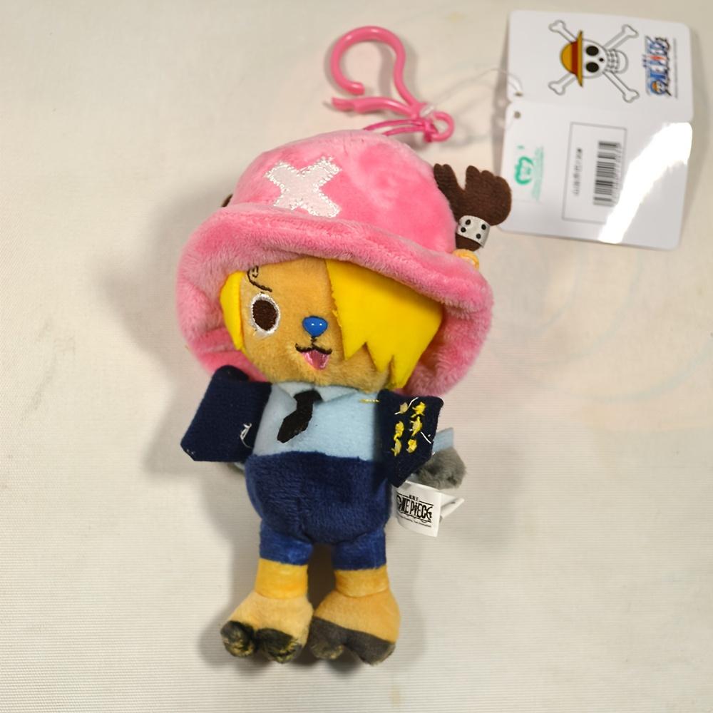 Original 12Cm One Piece Anime Figure Zoro Luffy Chopper Plush Toys Cute Cartoon Plushie Stuffed Dolls Pendant Kids Xmas Gifts