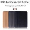 Exquisite Anti-Theft RFID Leather PU Card Holder: Universal, Spacious, & Stylish for Women