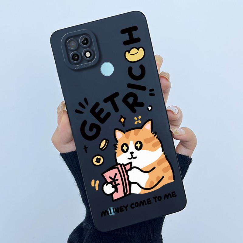 For Realme C21 RMX3201 / C21Y RMX3261 RMX3263 C25Y Phone Case Coque Soft Silicone Sweet Painted Girls Lovely Printed Back Cover