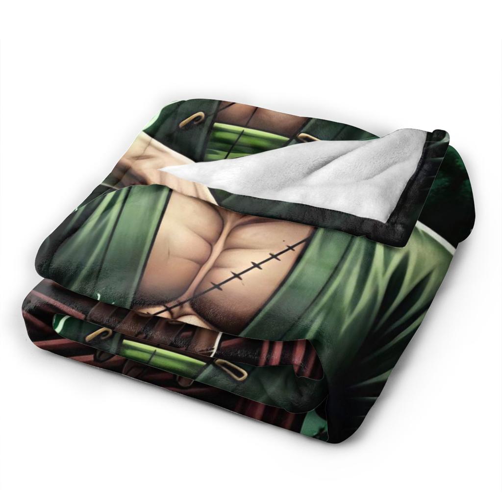 Zoros Manga Comic Splash Super Soft Blankets Child Plush Throw Blanket Novelty Bedroom Flannel Bedspread Sofa Bed Cover