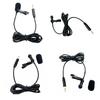 Portable 2.5mm Shielded Cable Microphone Lavalier Microphone Replacement Noise Reduction HiFi Sound 3.5mm Plug