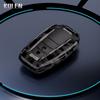 ABS Carbon Fiber Car Key Case Cover Shell For Toyota Prius Camry Corolla CHR C-HR RAV4 Land Cruiser Prado Protector Accessories