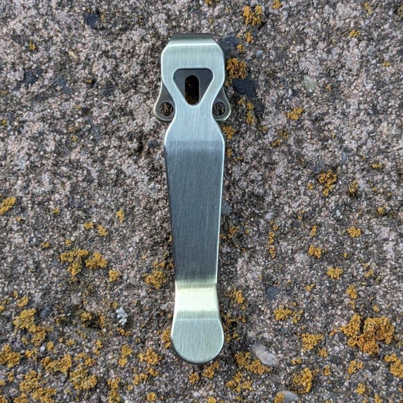 Pocket Knife Clip Stainless Steel Black Deep Carry Back Clip for Griptilian Folding Pocket Knife DIY Accessories Parts