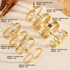 Luxury Titanium Steel Wave Butterfly Bracelet with Diamonds for Women – 18K Plating