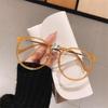 Anti Blue Light Glasses Oversized Round Leopard Glasses Women Men Fashion Metal Hyperopia Eyeglass Optical Reading Glasses +1.75
