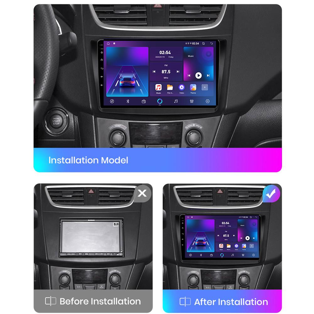 Android Car-Play Car Radio For Suzuki Swift 2011-2016 Multimedia Player Head Unit Stereo GPS Navigation BT WIFI,2+64GB