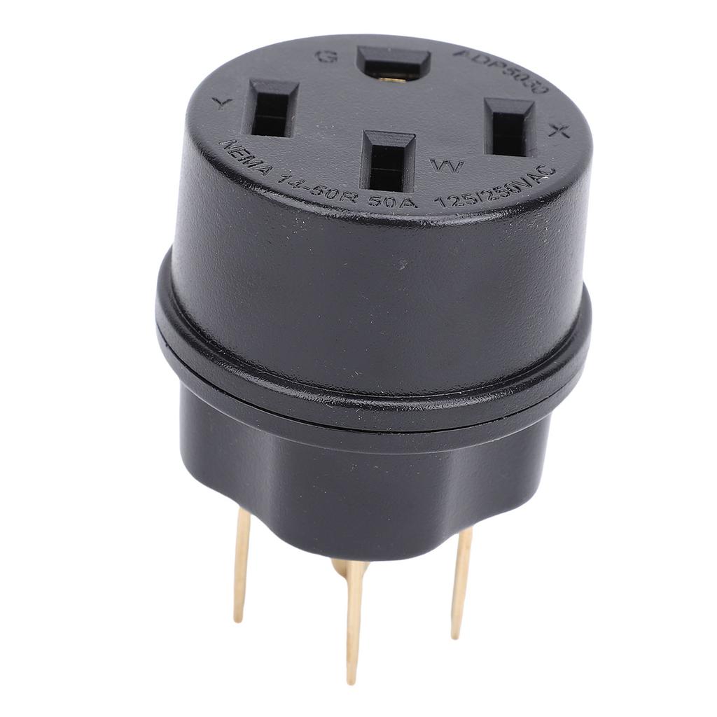 Generatoradapterplugg 50A Støtte for NEMA 14 50P til 14 50R for RV Campingplass Generator Strømkontakt